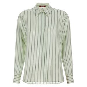 Max Mara Bicolor Silk Women's Blouse